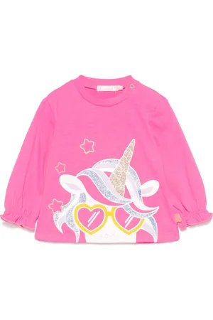 Billieblush Playera con unicornio estampado