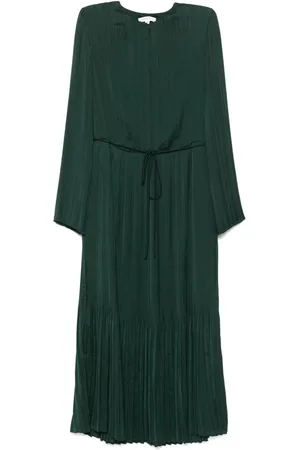 Vince Vestido midi con diseño plisado