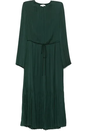 Vince Vestido midi con diseño plisado