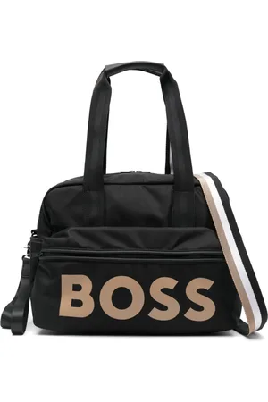 HUGO BOSS Pañalera con logo estampado