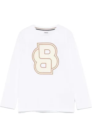 HUGO BOSS Playera con logo afelpado