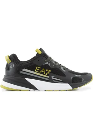 Emporio Armani Tenis con paneles y logo estampado