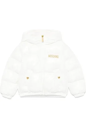 Moschino Chamarra con logo bordado