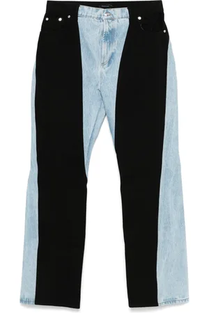 MUGLER Jeans rectos con diseño color block