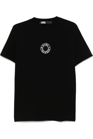 Karl Lagerfeld Playera con cuello redondo
