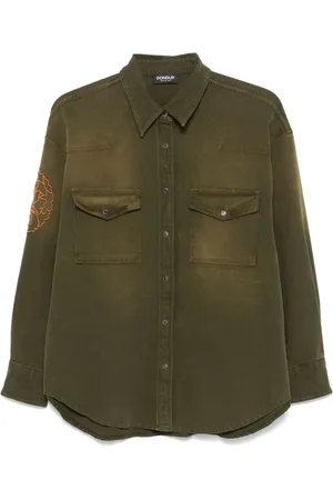 Dondup Camisa con eslogan bordado