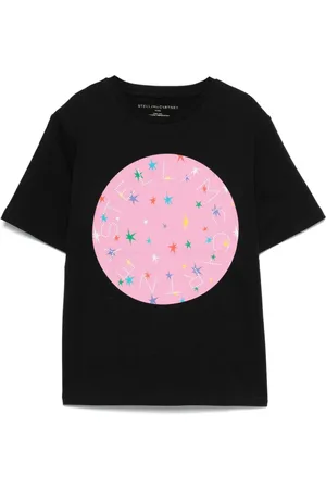 Stella McCartney Playera con logo estampado