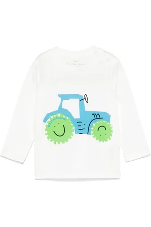 Stella McCartney Playera con ilustración estampada