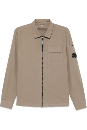 C.P. Company Camisa gabardina con cierre