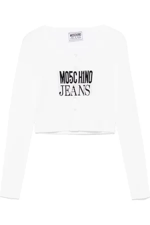 Moschino Cárdigan con logo en jacquard