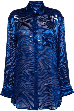 Roberto Cavalli Camisa con estampado de cebra