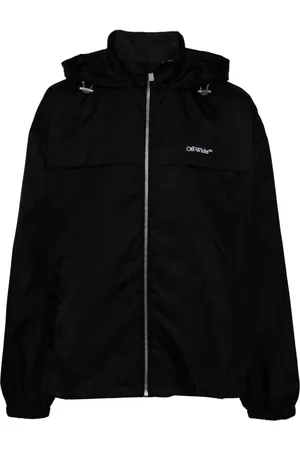 OFF-WHITE Chamarra con logo bordado y cierre
