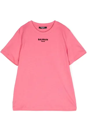 Balmain Playera con logo afelpado