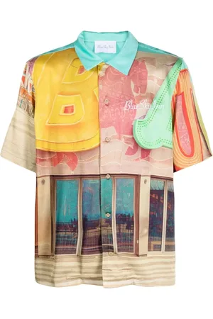 BLUE SKY INN Camisa manga corta estampada
