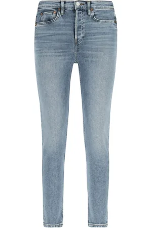 RE/DONE Skinny jeans con apliques del logo