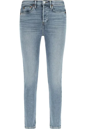RE/DONE Skinny jeans con apliques del logo