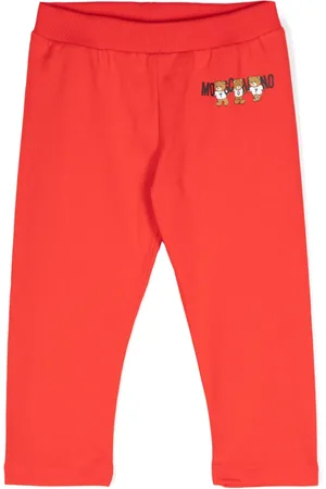 Moschino Pantalones con logo estampado
