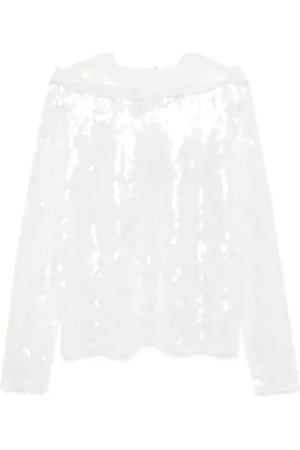 Norma Kamali Hoodie con detalles de lentejuelas