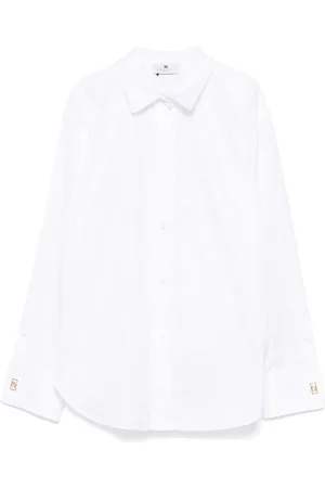 Elisabetta Franchi Camisa con motivo de rayas en jacquard