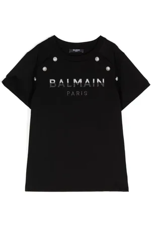 Balmain Playera con detalle del logo