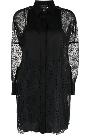 Max Mara Vestido camisero con bordado