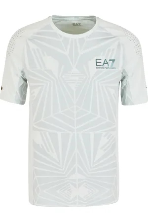 EA7 Playera con logo estampado