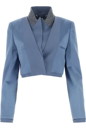 Fendi Blazer corto de satén