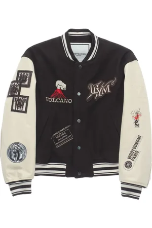 WOOYOUNGMI Chamarra bomber con detalle de parche