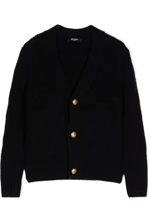 Balmain Cárdigan con aplique del logo