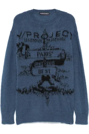 Y / PROJECT Suéter con logo estampado