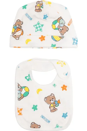 Moschino Set de dos mamelucos con motivo Teddy Bear