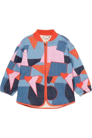 Stella McCartney Chamarra con diseño patchwork