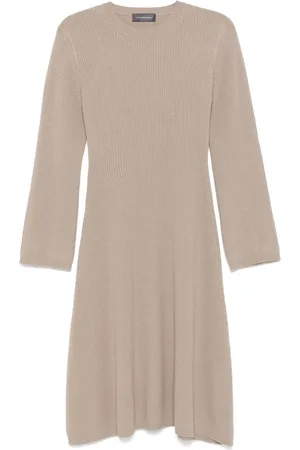 LORENA ANTONIAZZI Vestido midi con diseño acampanado