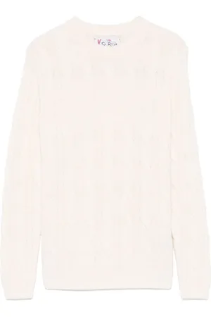MC2 SAINT BARTH Suéter con logo en jacquard