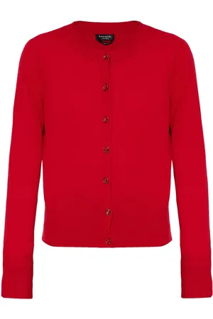 Kate Spade Cárdigan de cachemira con cuello redondo
