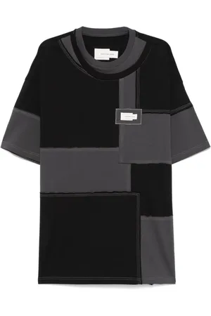 Feng Chen Wang Playera con diseño patchwork