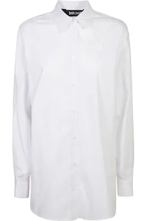 Roberto Cavalli Camisa con logo bordado