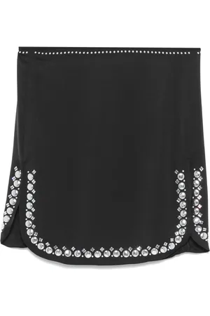 Paco rabanne Falda corta con apliques
