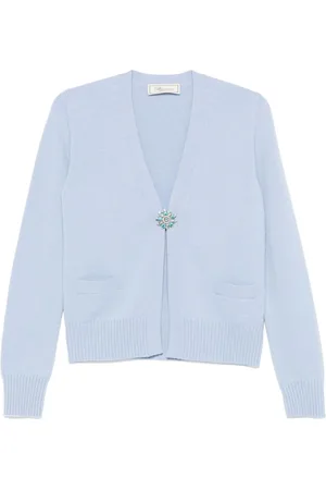 BLUMARINE Cárdigan con detalles de cristal