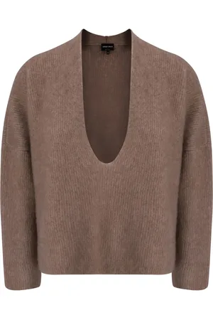 Giorgio Armani Suéter con cuello ancho