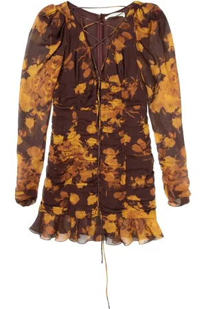 Alessandra Rich Vestido corto con estampado floral