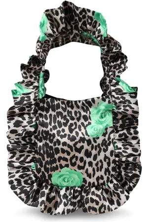 CAROLINE BOSMANS Bolsa de hombro con estampado de leopardo