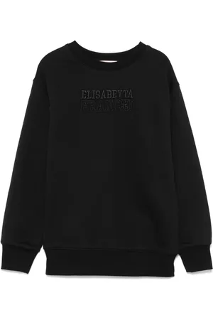 Elisabetta Franchi Sudadera con logo bordado