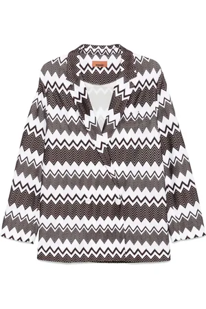 Missoni Blazer con motivo en zigzag