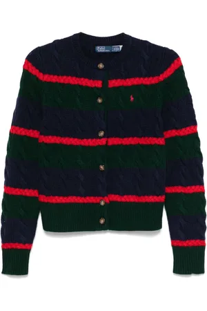 Ralph Lauren Cárdigan tejido a rayas