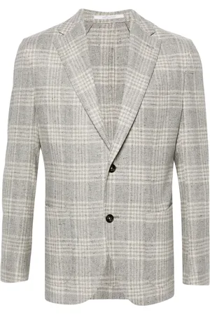 ELEVENTY Blazer con motivo de cuadros