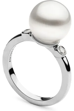 Autore Anillo Allegra South Sea Pearl en oro blanco de 9kt