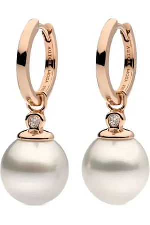 Autore Aretes Allegra South Sea Pearl en oro rosa de 9kt