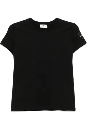Elisabetta Franchi Playera con logo estampado