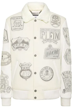 Philipp Plein Chamarra bomber con apliques